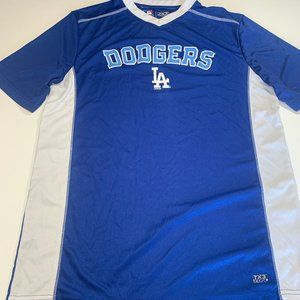 LOS ANGELES‎ LA DODGERS SHIRT JERSEY LIGHTWEIGHT MENS LARGE  TX3 COOL
